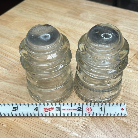 Vintage Hemingray 12 Clear Glass Insulator - Picture 15 of 15